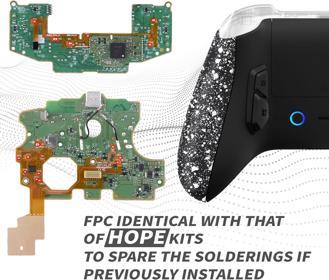 eXtremeRate Victor X Remap Kit für Xbox Series X/S Controller,6 Remap Profiles&Ergonomisches Rücken