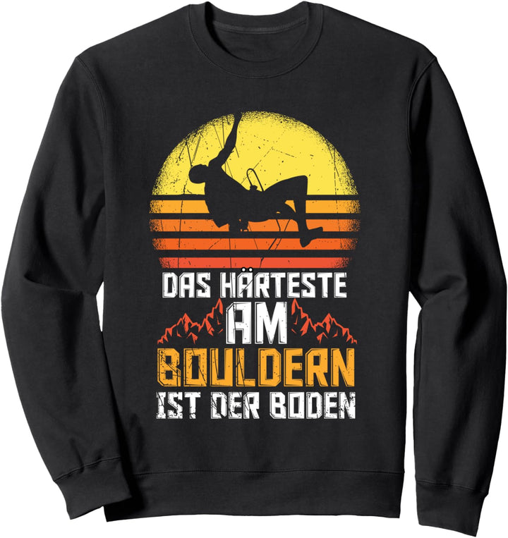 Bouldern Klettern Boulder-Kleidung Bergsteiger Vintage Sweatshirt