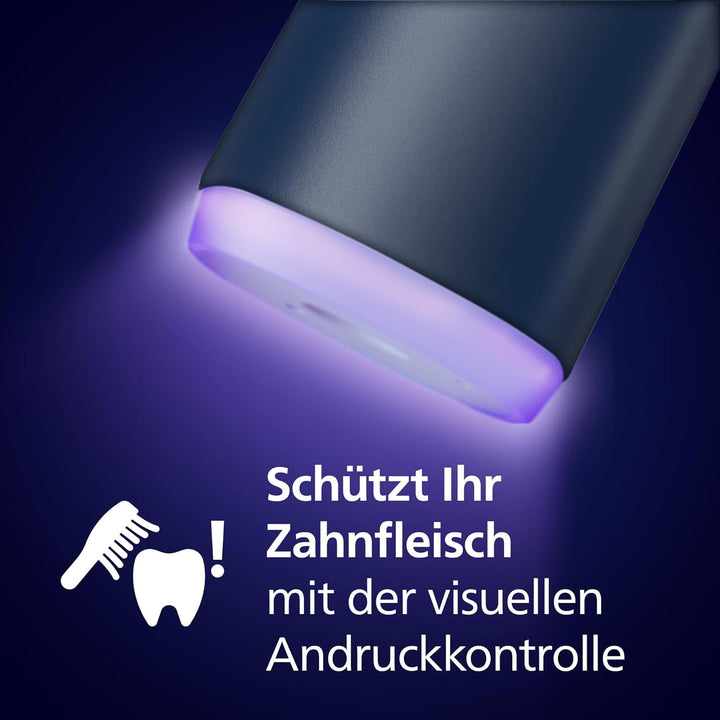 Philips Sonicare 6100 elektrische Zahnbürste, Schallzahnbürste mit 2 Putzmodi und 3 Intensitätsstufe