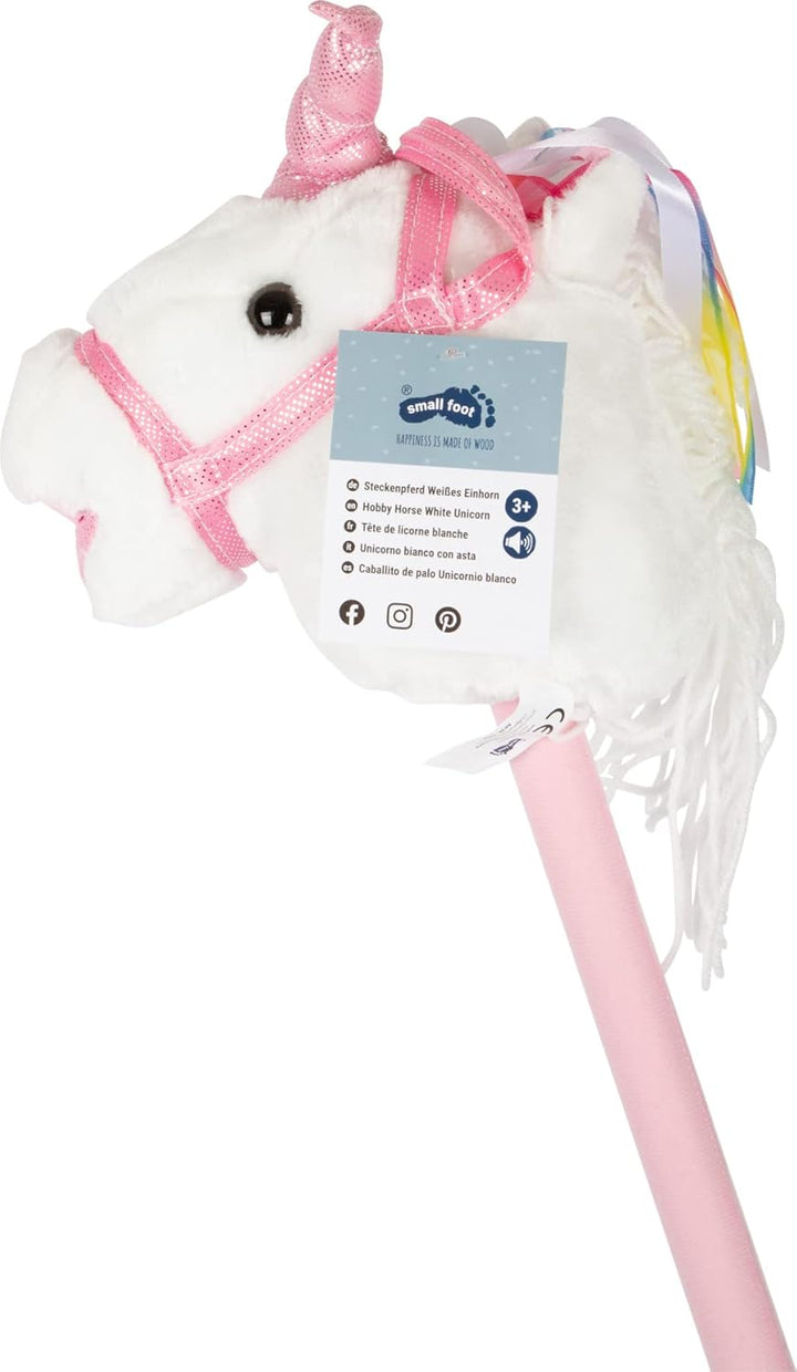 Small Foot by Legler Steckenpferd Weisses Einhorn Steckenpferd Einhorn, Steckenpferd Einhorn