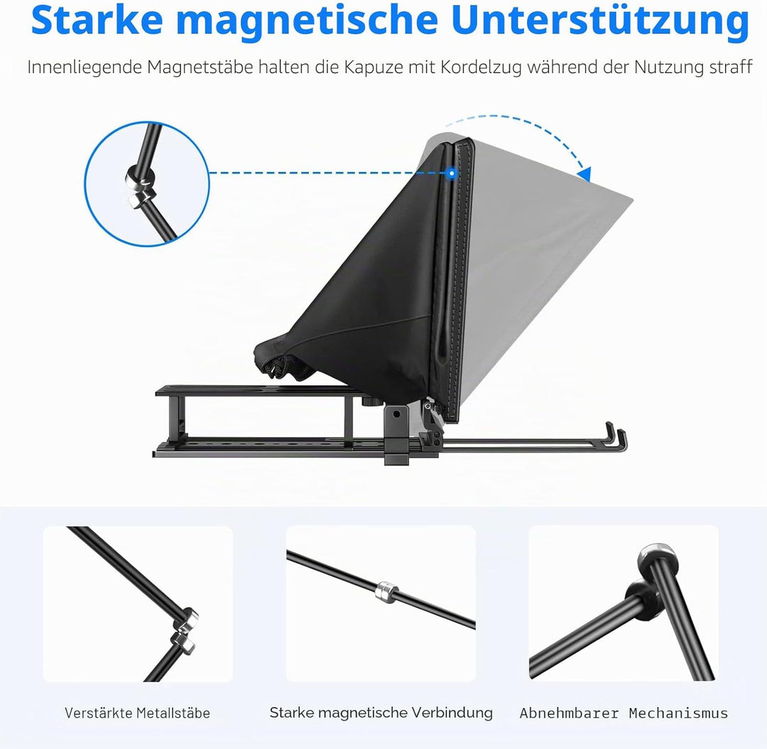 NEEWER Teleprompter X14 mit RT 110 Fernbedienung und APP Steuerung (Bluetooth Verbindung über NEEWER