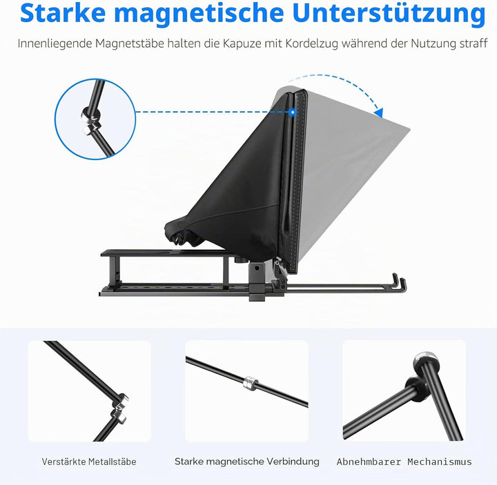 NEEWER Teleprompter X14 mit RT 110 Fernbedienung und APP Steuerung (Bluetooth Verbindung über NEEWER