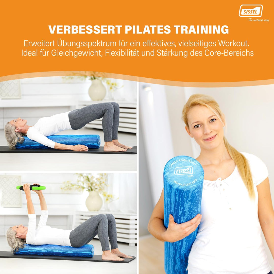 Sissel Soft, Pilates Roller Unisex Erwachsene Blau (Blue) Einheitsgrösse, Blau (Blue) Einheitsgrösse