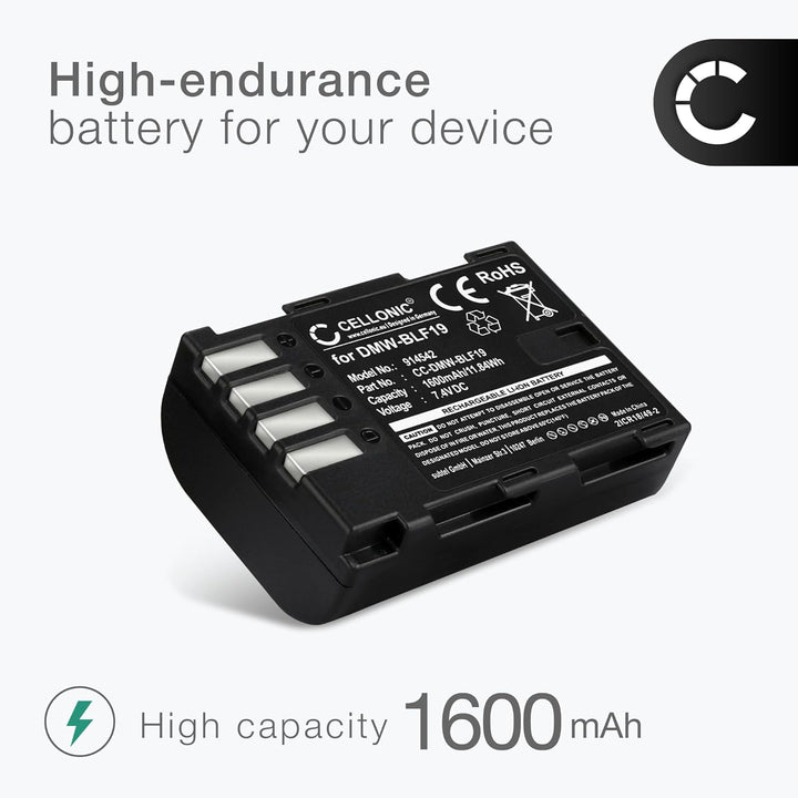 CELLONIC 2X Kamera Ersatzakku BP-61 für Sigma SD Quattro, SD Quattro H, Ersatz Akku 1600mAh BP-61 Ka