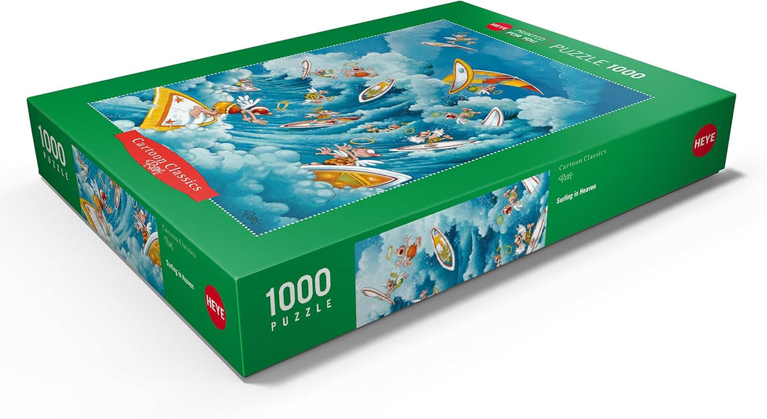 Surfing in Heaven - Michael Ryba - Cartoon Classics - Premium 1000 Teile Puzzle - MyPuzzle Sonderkol
