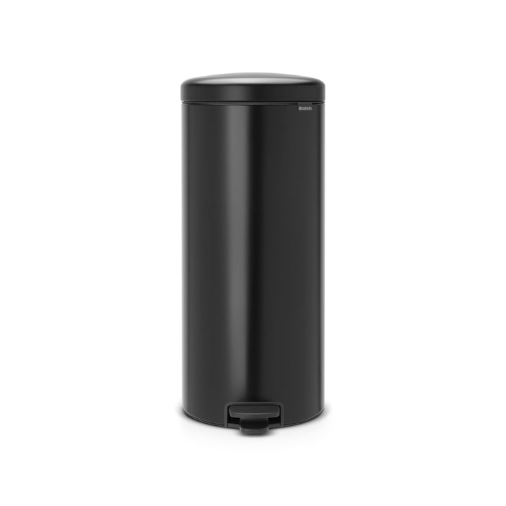 Brabantia 114540 Treteimer mit Inneneimer aus Kunststoff,stahl,Matt Schwarz,30 Liter Matt Schwarz 30