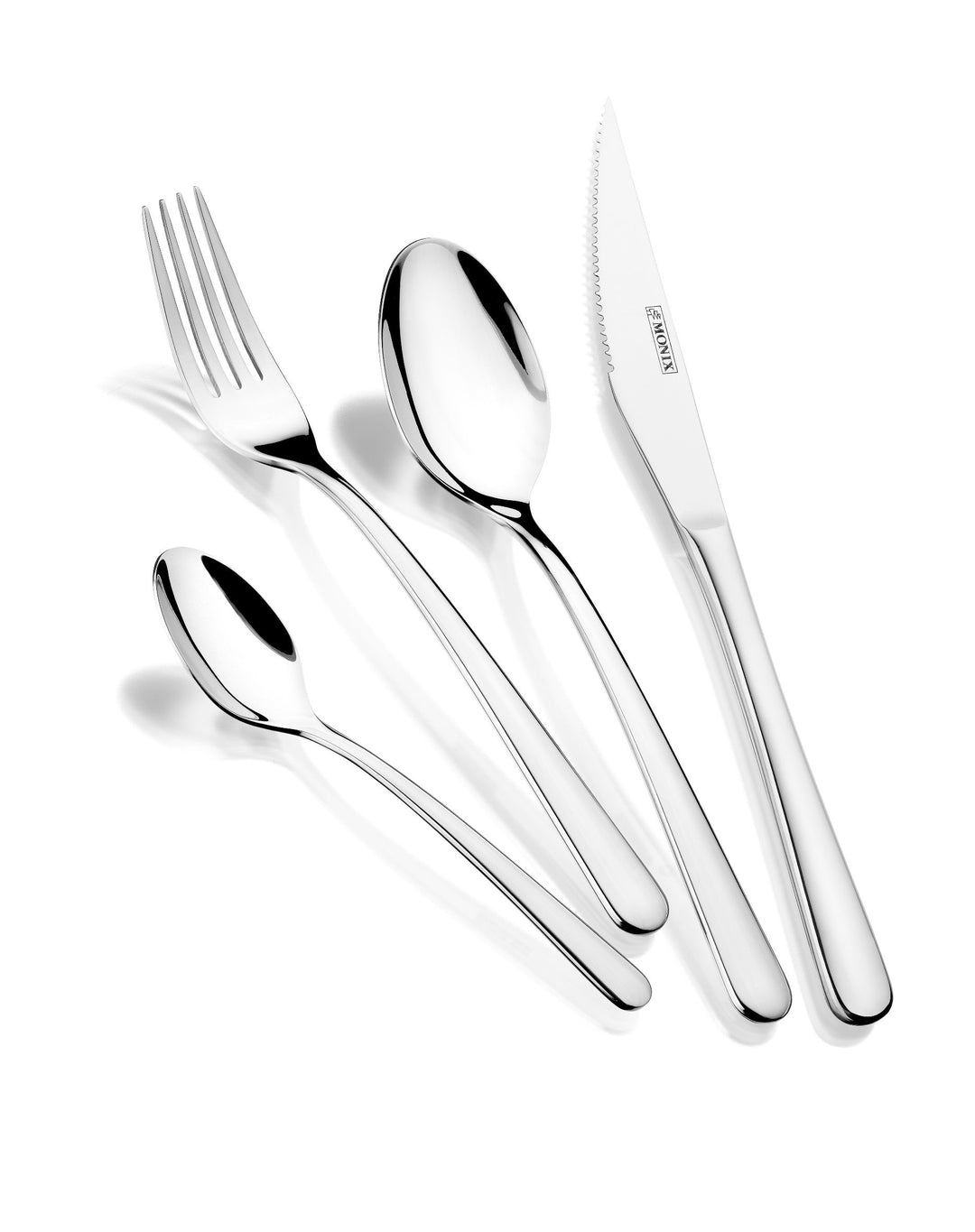 Monix Pisa Besteckset, 24-teilig Silber, Silber