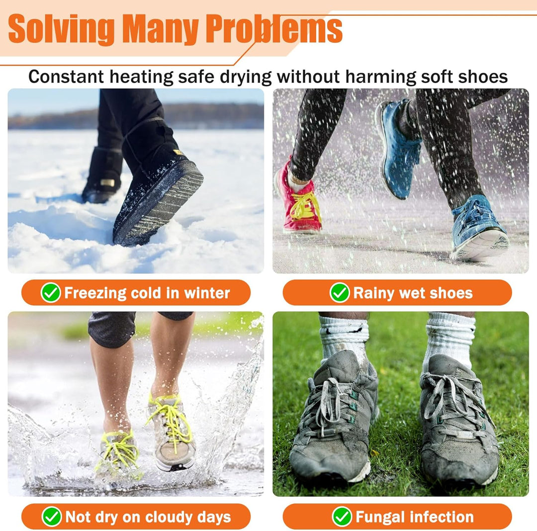 Idota Schuhtrockner Elektrisch, Schuh Trockner Tragbarer, Elektrischer Schuhtrockner mit 3 Modi Time