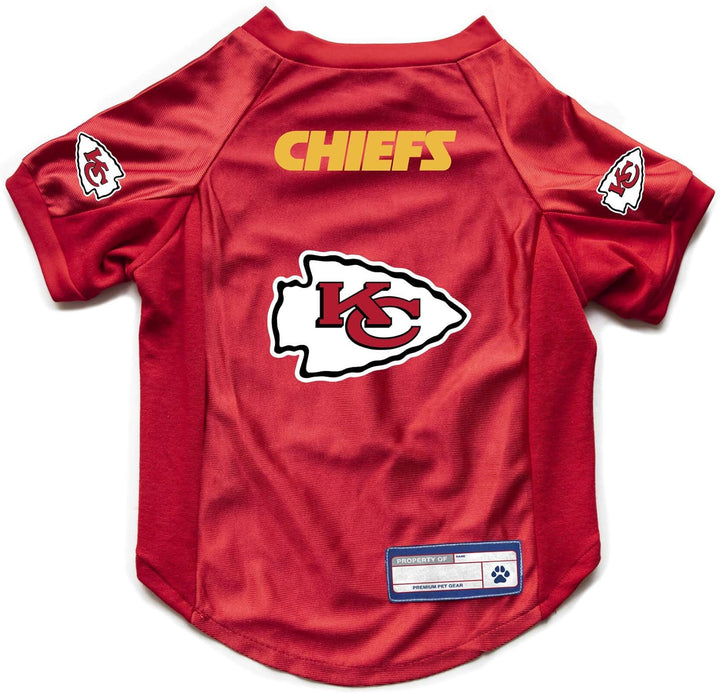 Littlearth NFL Kansas City Chiefs Stretch-Haustier-Trikot, Team-Farbe, Grösse L Kansas City Chiefs L