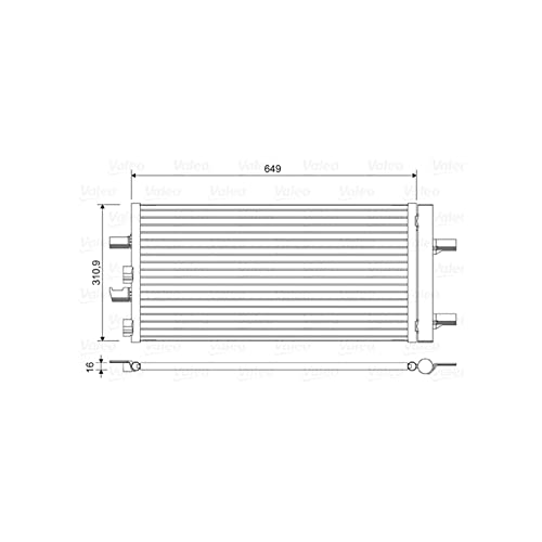 Valeo Kondensator, Klimaanlage 822615