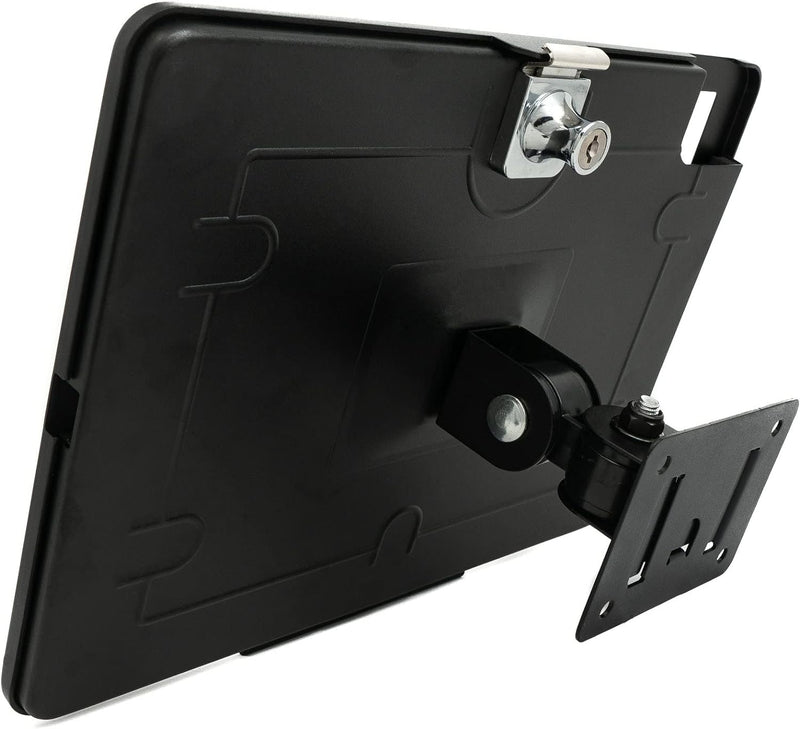 System-S Wand Halterung abschliessbar 360Degree für iPad Pro 12.9" 2018 2020 2021 in Schwarz