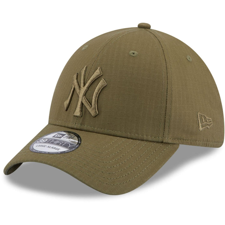 New Era 39THIRTY New York Yankees Baseball Cap - MLB Ripstop - Olivgrün auf Olivgrün M-L Oliv, M-L O