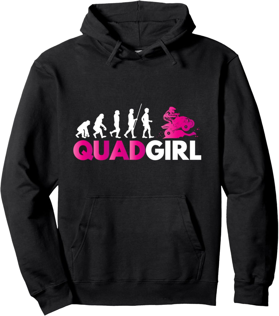 Quadgirl, Lustiger Spruch Quad-Bike, Kinder, Mädchen Pullover Hoodie