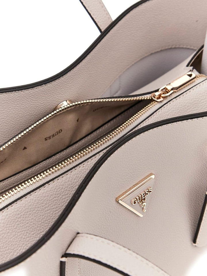 GUESS Damen Shopper Meridian Ivory, Ivory