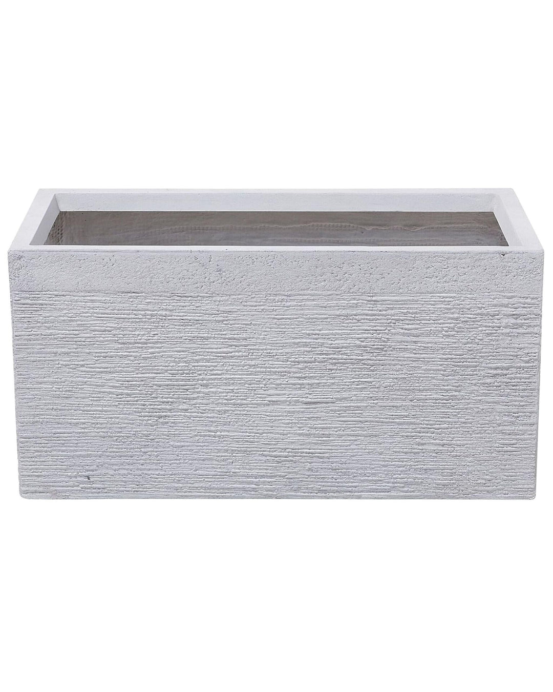 Praktischer Blumentopf 60 x 29 x 30 cm Steingemisch weiss Myra