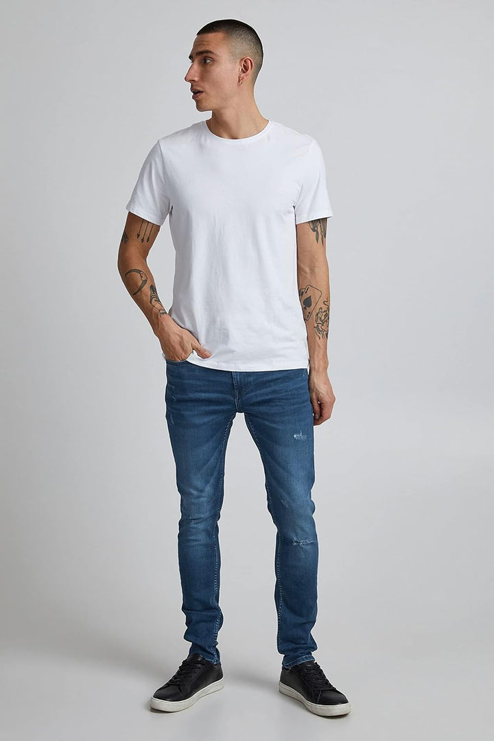 b BLEND Herren Blend Echo Skinny Fit-Noos Jeans 30W / 32L Denim Middle Blue (200291), 30W / 32L Deni