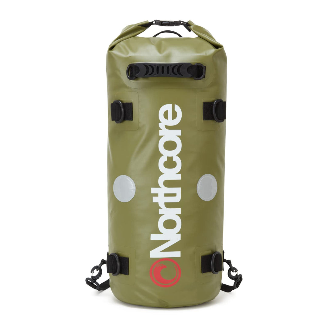 Northcore 30L Dry Bag Backpack NOCO67FC - Olive - 40L, 40L