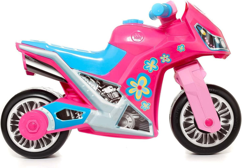 MOLTO Laufmotorrad Cross Rosa + Marienkäferhelm | Motorrad Laufen für alle Arten von Gelände | Siche