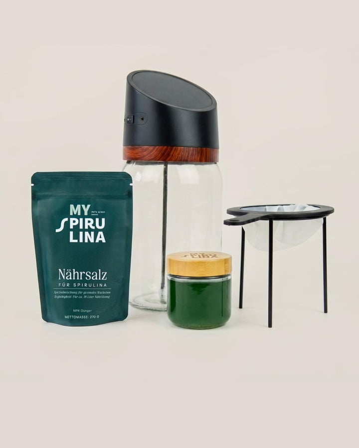 MySpirulina Anzucht-Starterset – Frische Spirulina selbst anbauen, vollautomatisches Home-System für