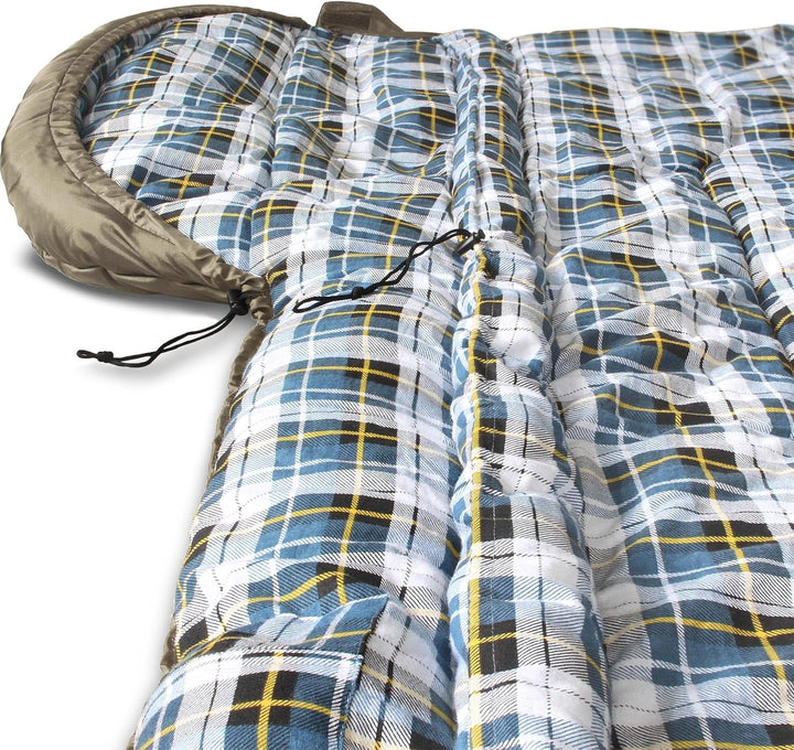 normani 4-in-1-Funktion Extrem Outdoor Schlafsack 'Antarctica' aus Nylon Rip-Stop mit 500 + 250 g/m²