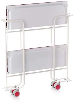 DON HIERRO - Servierwagen weiss, klappbar, 2 Böden. Rollwagen BAUHAUS-57 66 x 43 x 72 cm. 57, 66 x 4