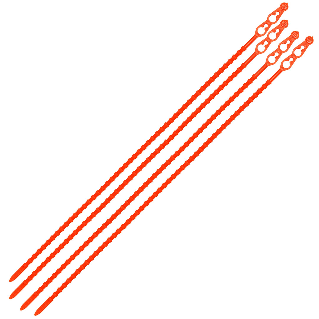 1000 x Blitzbinder Rasterschlaufen Universalbinder Kabelbinder in rot 120 mm lang 693212, 120 mm