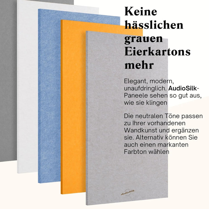 Akustikpaneele, 4er-Pack, RAUMKIT, gross, 116 x 58cm, Gelb 4 Paneele - RAUMKIT Gelb, 4 Paneele - RAU