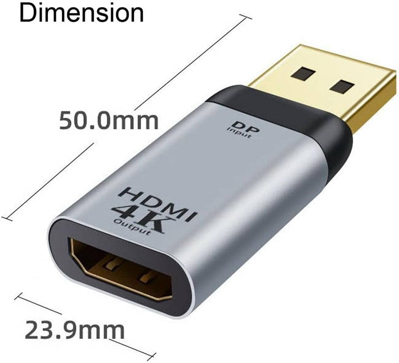 ChenYang CY DP DisplayPort Source Input Male zu HDMI Sink Output Female Displays 4K@60hz Ultra HD Co