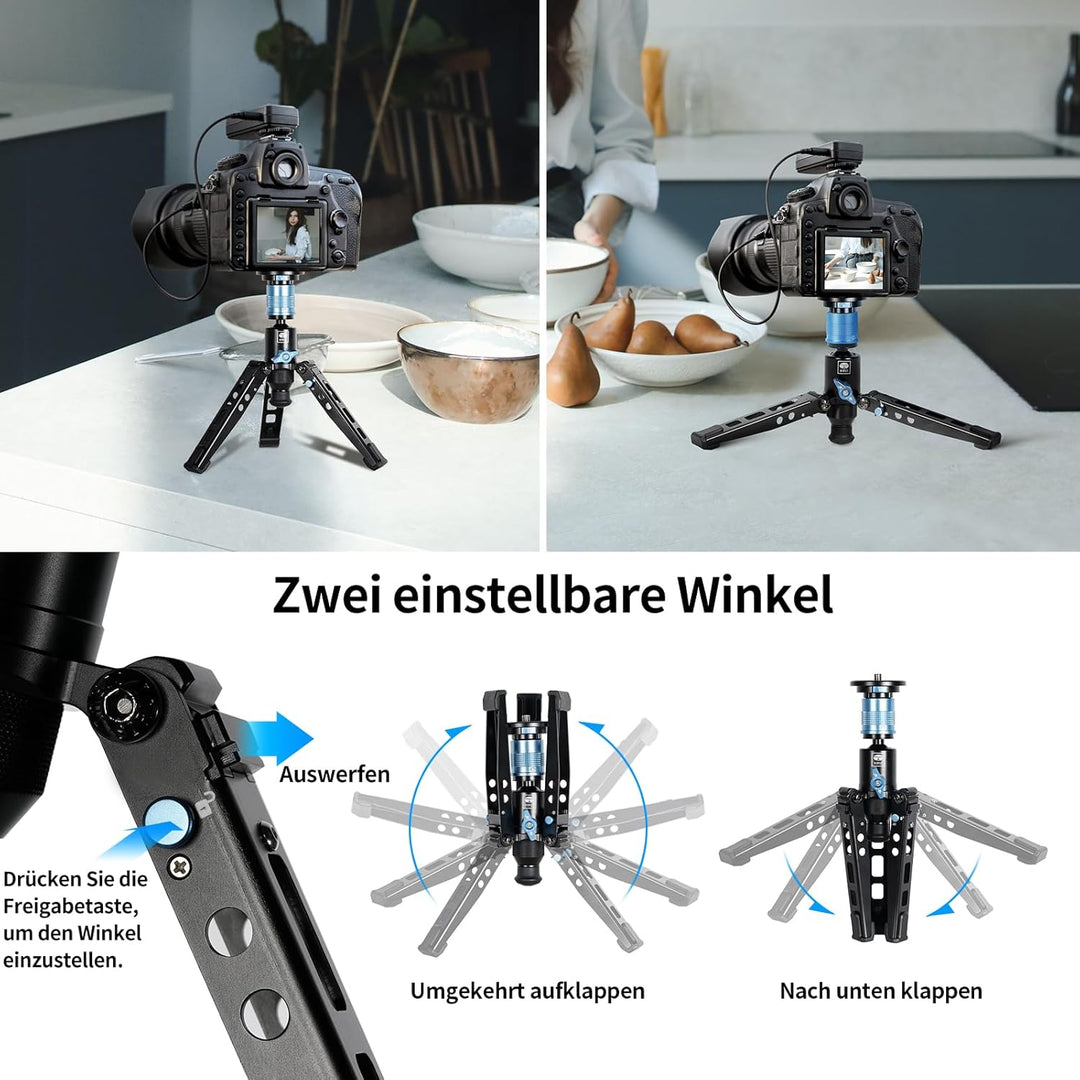 SIRUI AM-404FL Kamera Wanderstock Einbeinstativ Monopod mit Standfuss,190 cm Aluminium Stativ, innov