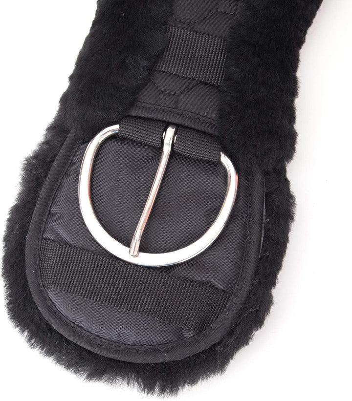 Merauno® Lammwolle Western Konturgurt Sattelgurt, aus Qualitäts Merino Lammwolle, spezielle anatomis