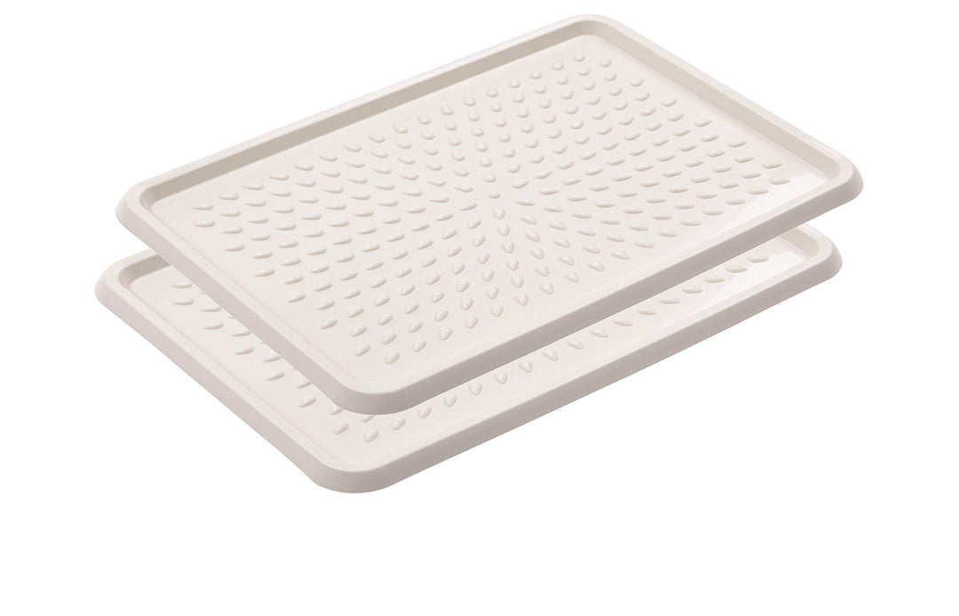 BranQ - Home essential BranQ Schuhablage aus Kunststoff, PP, Creme, 2-pcs, 5901098048408, 2-pcs. Cre