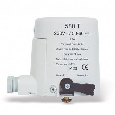 Stellantrieb arbeitend Cazzaniga 220 V Mod 580t für Ventile 560/571T