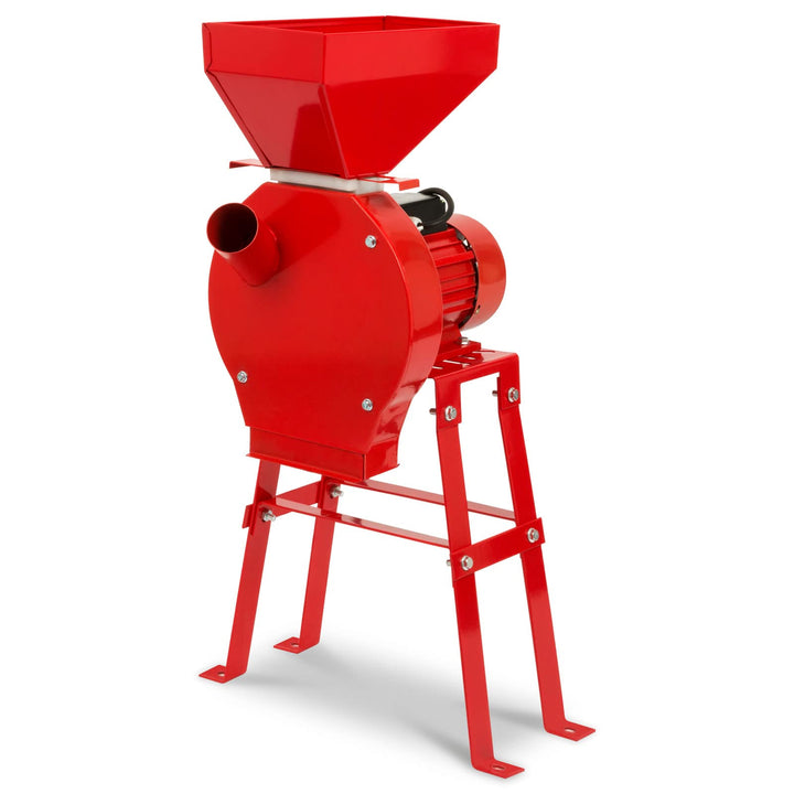 EBERTH Elektrische Getreidemühle mit Starkem 1100 Watt Elektromotor, 52L Behälter und 7L Trichter, S
