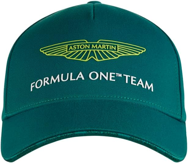 Aston Martin F1, Team Cap, 2023, grün, recycelter Repreve Stoff, One Size, Kinder, Offizieller Merch