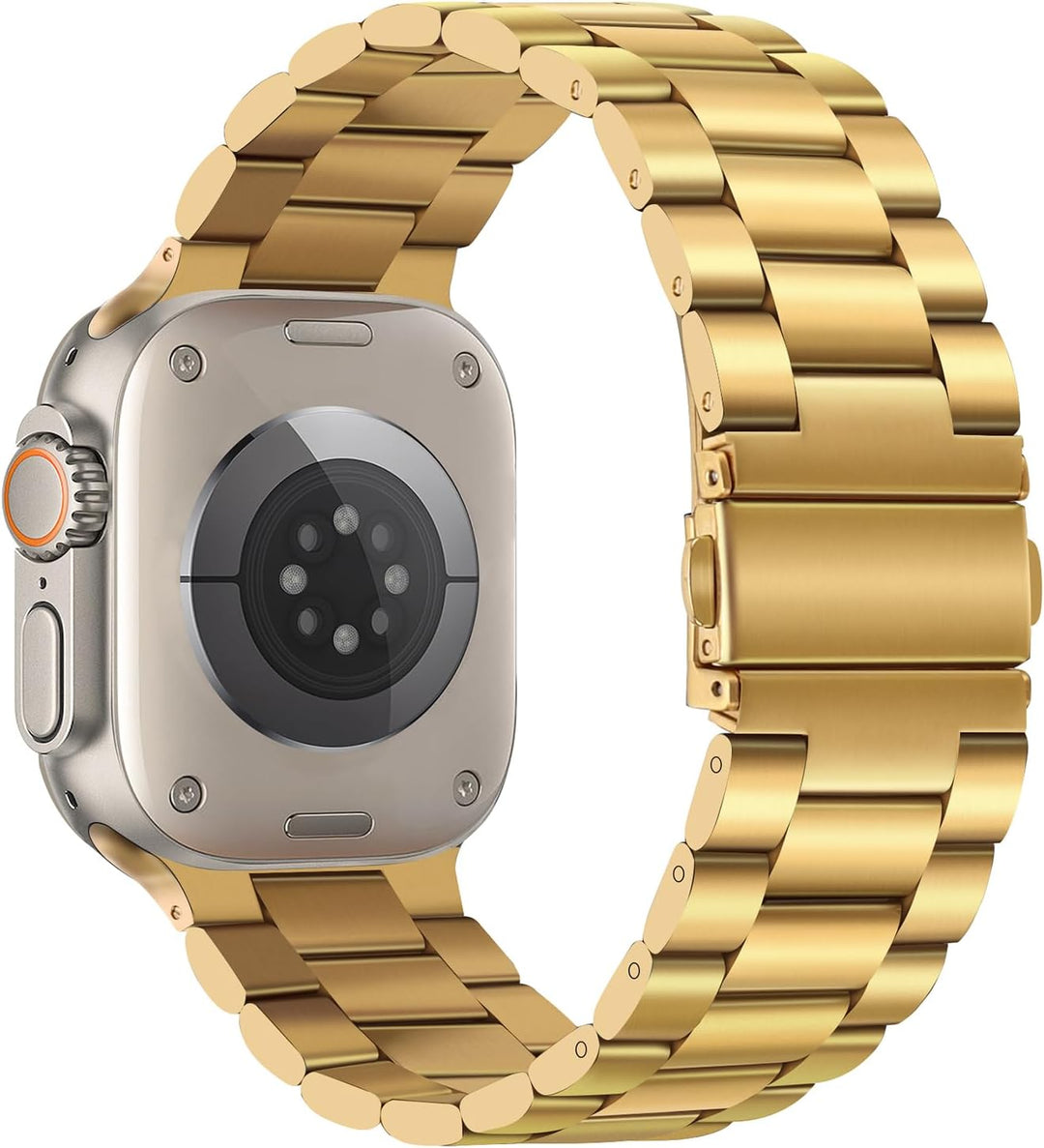 Tasikar Armband Kompatibel mit Apple Watch Ultra Armband 49mm Prämie Edelstahl Metall Ersatz Armband