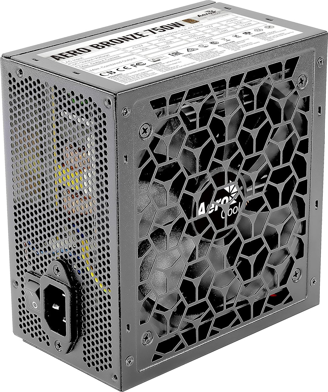 Aerocool Aero Bronze 750W 80 Plus Certified Power Supply Unit AEROB 750, AEROB 750