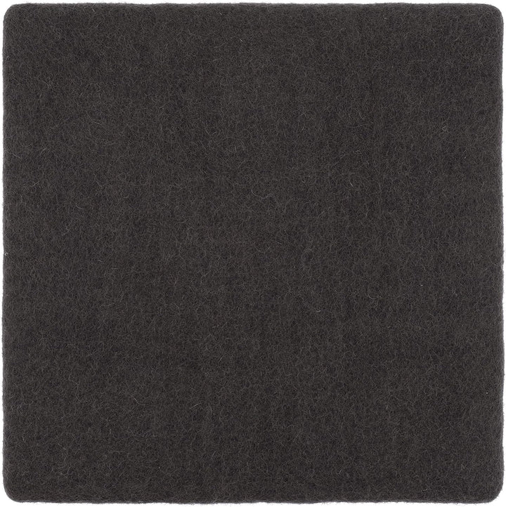 myfelt Flache Filz Sitzauflage, Filz Stuhlauflage - Kuno - quadratisch, 36x36 cm, Anthrazit, Anthraz