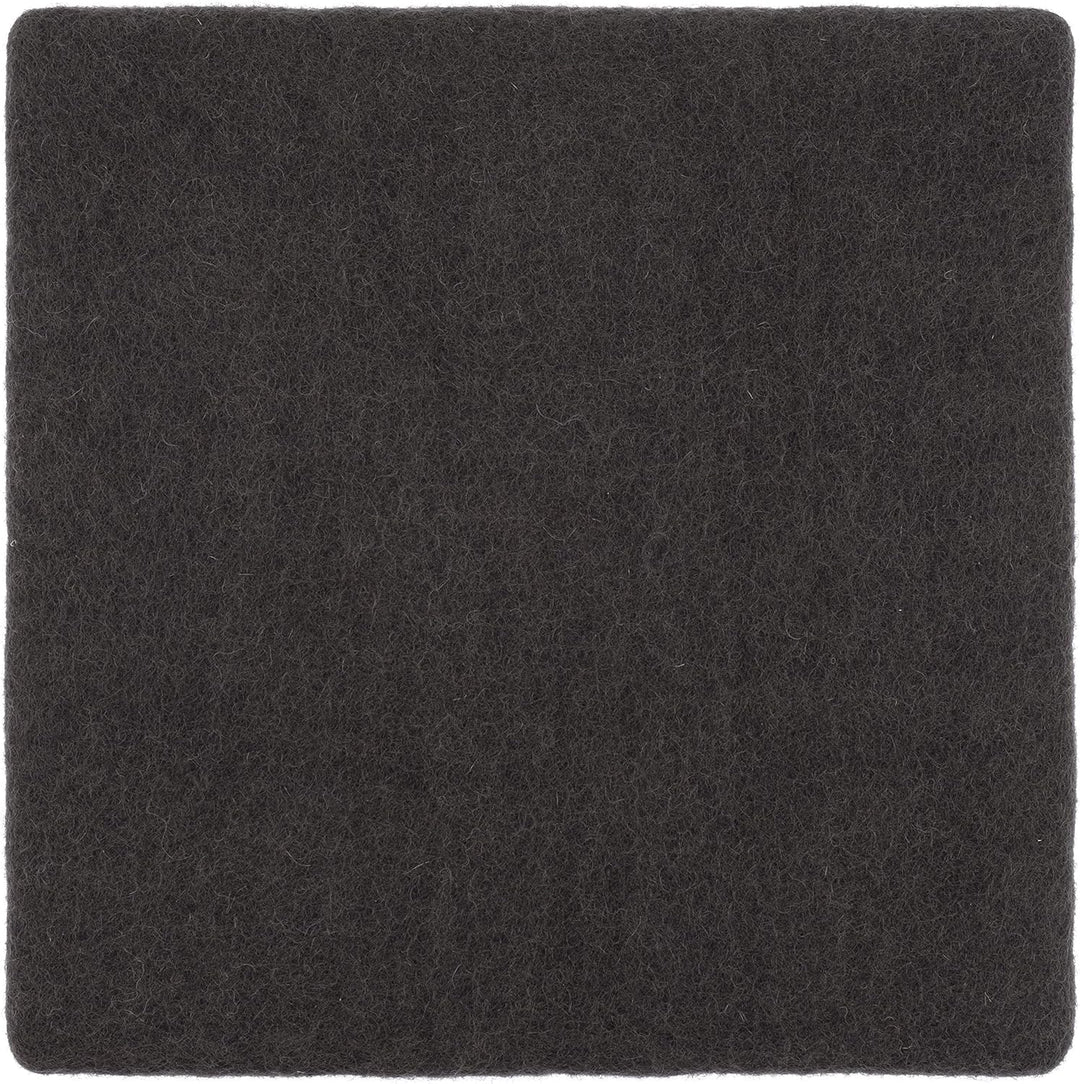 myfelt Flache Filz Sitzauflage, Filz Stuhlauflage - Kuno - quadratisch, 36x36 cm, Anthrazit, Anthraz