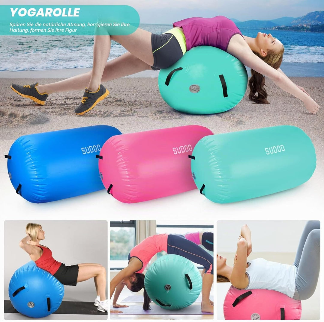 Aufblasbare Gymnastik Air Roll, Aufblasbare Luft Rollen, Air Roller, Gymnastikrolle, Ausbildung Glei