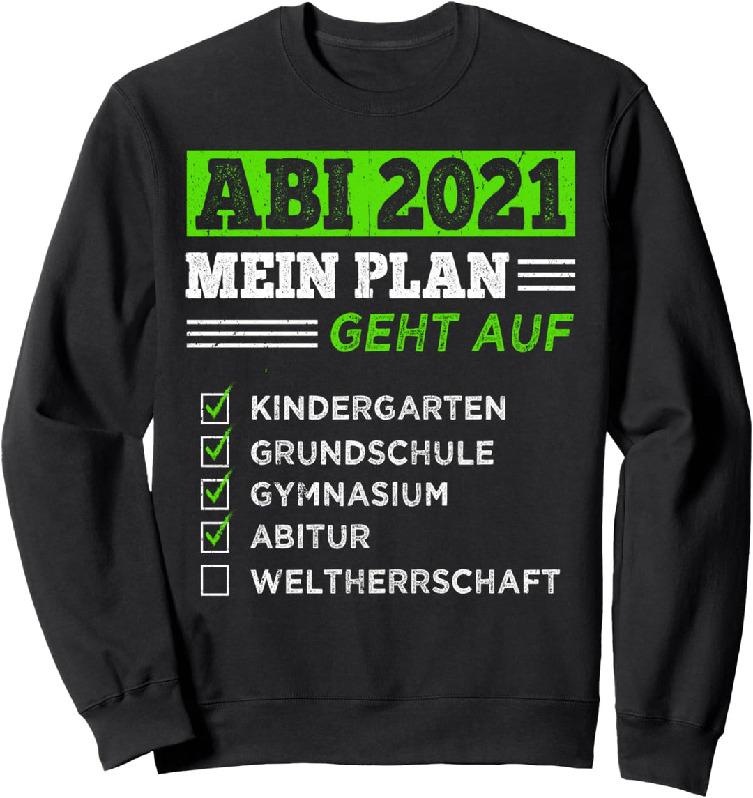 Abi 2021 Abiturient Abitur Geschenk Vintage Abschluss Sweatshirt