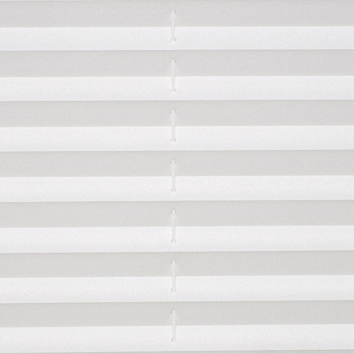Liedeco® Plissee verspannt mit Klemmträger; 75 x 130 cm weiss (BxH); lichtdurchlässig blickdicht stu