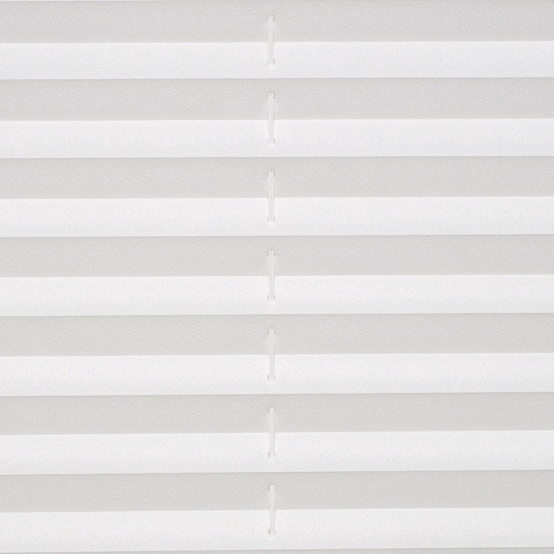 Liedeco® Plissee verspannt mit Klemmträger / 90 x 130 cm weiss (Breite x Höhe) / lichtdurchlässig Bl