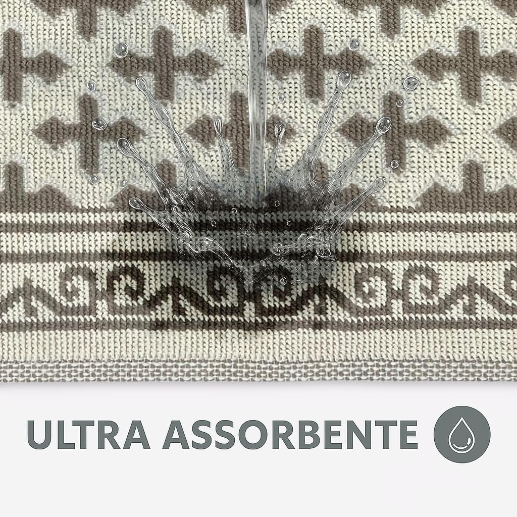 CosìCasa Badteppich rutschfest waschbar & weich - Ideal als Badematte, Badezimmerteppich oder Badvor