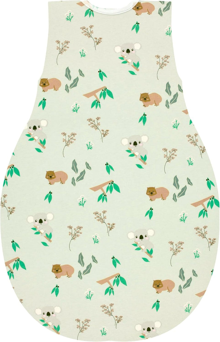 Alvi Baby Kugelschlafsack Molton Exklusiv Baumwolle – Babyschlafsack Atmungsaktiv Ganzjahr, Schlafsa