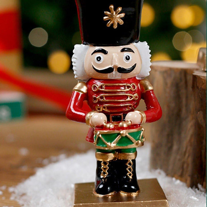 Nussknacker-kerzenhalter, Soldat, Weihnachts-nussknacker-Figur, Kerzenständer, Tischdekoration, Weih