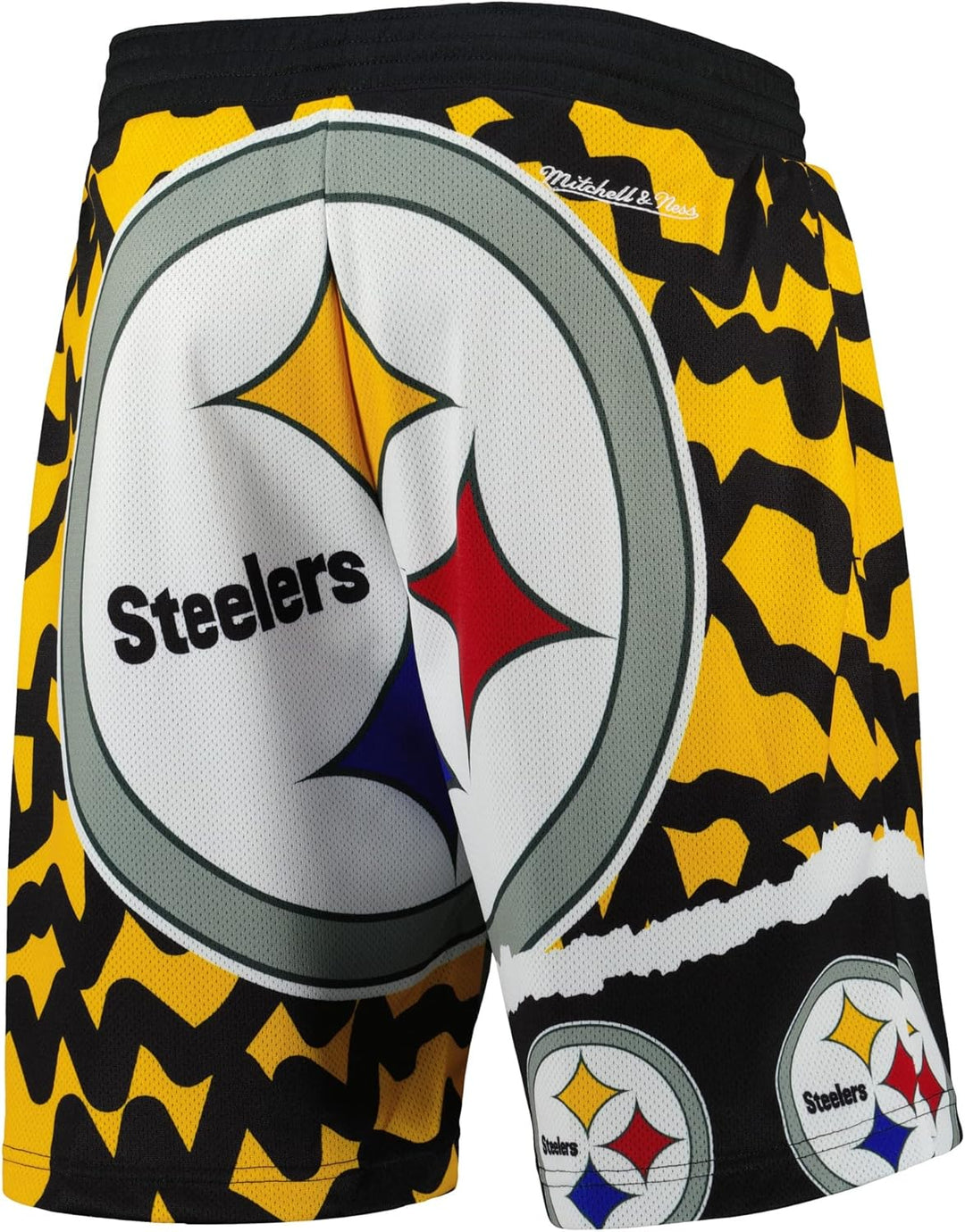 Mitchell & Ness M&N Pittsburgh Steelers JUMBOTRON Basketball Shorts M Multi, M Multi