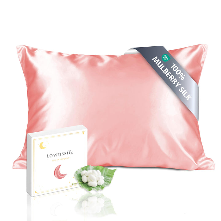townssilk Beidseitig 100% 19mm Pure Maulbeerseide Kissenbezug für Haar und Haut Gesundheit, 1 Stück