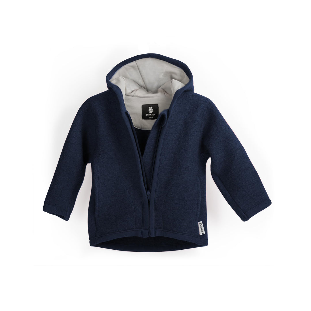 Ehrenkind® Walkjacke | Jacke für Kinder aus Merino Schurwolle mit Reissverschluss | Walk Jacke für B