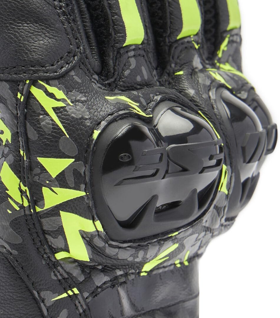 Dainese - Mig 3 Unisex Gloves, Leder-Motorradhandschuhe, Knöchelschutz, Touchscreen, für Männer und