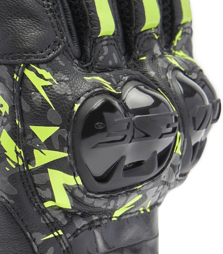 Dainese - Mig 3 Unisex Gloves, Leder-Motorradhandschuhe, Knöchelschutz, Touchscreen, für Männer und